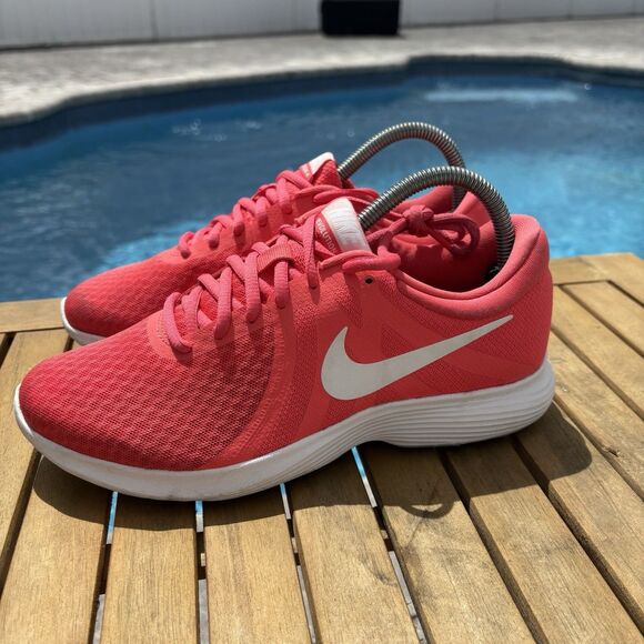 Nike Womens Revolution 4 908999-800 Coral Running Shoes Sneakers Size 7.5 - Picture 3 of 8